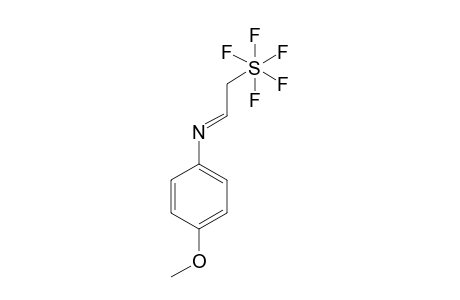 N-(2-PENTAFLUOROSULFANYL-ETHYLIDENE)-4-METHOXYBENZENAMINE