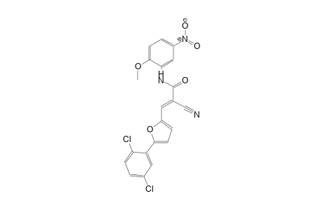 (2E)-2-cyano-3-[5-(2,5-dichlorophenyl)-2-furyl]-N-(2-methoxy-5-nitrophenyl)-2-propenamide