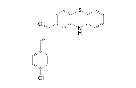 (E)-3-(4-Hydroxyphenyl)-1-(10H-phenothiazin-8-yl)prop-2-en-1-one