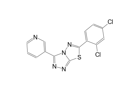 6-(2,4-dichlorophenyl)-3-(3-pyridinyl)[1,2,4]triazolo[3,4-b][1,3,4]thiadiazole
