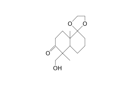 4b,10b-Dimethyl-trans-decalin-3-one-9-ethylene ketal