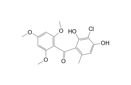 Methanone, (3-chloro-2,4-dihydroxy-6-methylphenyl)(2,4,6-trimethoxyphenyl)-