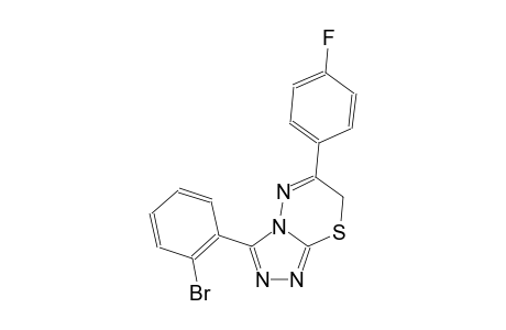 7H-[1,2,4]triazolo[3,4-b][1,3,4]thiadiazine, 3-(2-bromophenyl)-6-(4-fluorophenyl)-