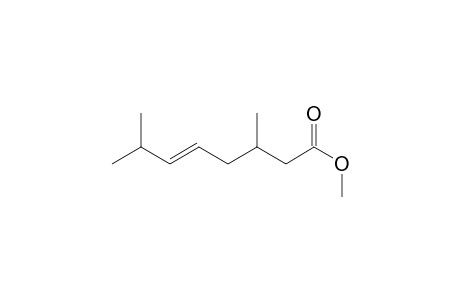 methyl 3,7-dimethyl-5E-octenoate