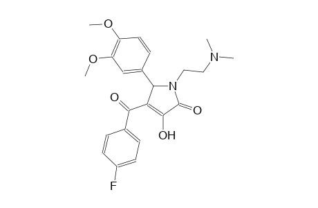 2H-pyrrol-2-one, 5-(3,4-dimethoxyphenyl)-1-[2-(dimethylamino)ethyl]-4-(4-fluorobenzoyl)-1,5-dihydro-3-hydroxy-