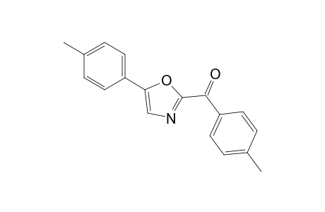 (4-methylphenyl)-[5-(4-methylphenyl)-1,3-oxazol-2-yl]methanone