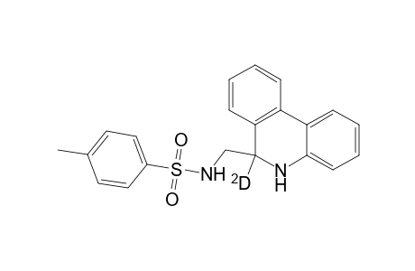 Benzenesulfonamide, N-[(5,6-dihydro-6-d-6-phenanthridinyl)methyl]-4-methyl-