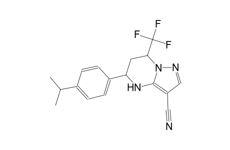 5-(4-isopropylphenyl)-7-(trifluoromethyl)-4,5,6,7-tetrahydropyrazolo[1,5-a]pyrimidine-3-carbonitrile