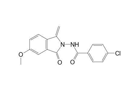 4-Chloro-N-(5-methoxy-1-methylene-3-oxoisoindolin-2-yl)benzamide