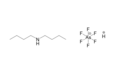 dibutylamine, hydrogen hexafluoroarsenate(1-)