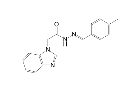 1H-benzimidazole-1-acetic acid, 2-[(E)-(4-methylphenyl)methylidene]hydrazide