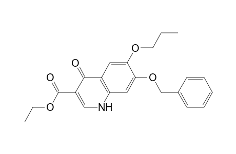 7-Benzyloxy-3-ethoxycarbonyl-6-propoxy-1,4-dihydroquinol-4-one