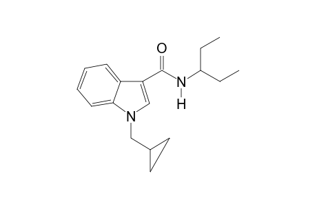 1-Cyclopropylmethyl-N-(pentan-3-yl)-1H-indole-3-carboxamide