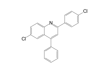 6-Chloro-2-(p-chlorophenyl)-4-phenylquinoline