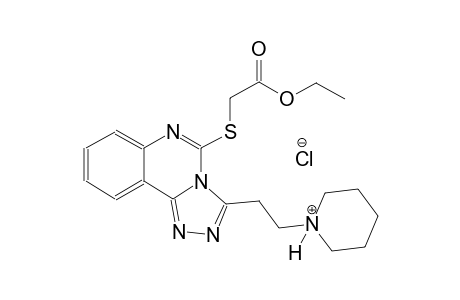 piperidinium, 1-[2-[5-[(2-ethoxy-2-oxoethyl)thio][1,2,4]triazolo[4,3-c]quinazolin-3-yl]ethyl]-, chloride