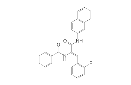 N-[2-(2-fluoro-phenyl)-1-(naphthalen-2-ylcarbamoyl)-vinyl]-benzamide