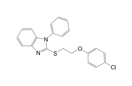 4-chlorophenyl 2-[(1-phenyl-1H-benzimidazol-2-yl)sulfanyl]ethyl ether