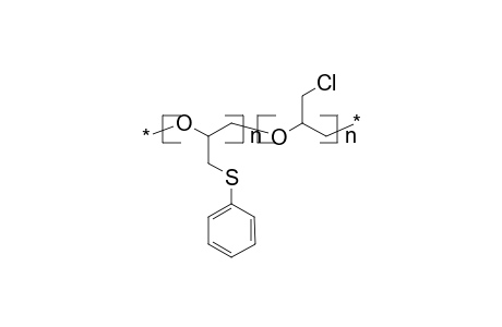 Poly[oxy-1-(phenylthiomethyl)ethylene-co-oxy-1-chloromethylethylene]