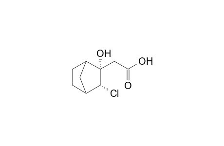 (2'S*,3'R)-2-(3'-Chloro-2'-hydroxybicyclo[2.2.1]hept-2'-yl)acetic acid