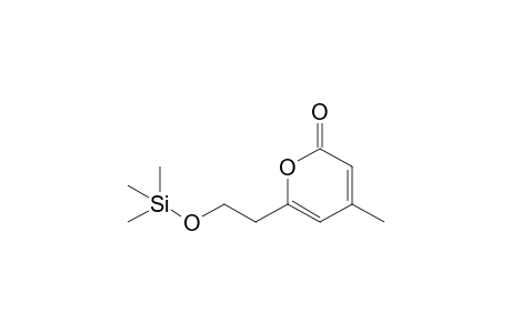 2-[2-(Trimethylsiloxy)ethyl]-4-methylpyran-6-one