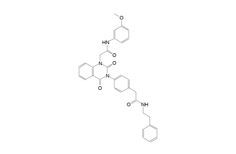 2-(2,4-dioxo-3-(4-{2-oxo-2-[(2-phenylethyl)amino]ethyl}phenyl)-3,4-dihydro-1(2H)-quinazolinyl)-N-(3-methoxyphenyl)acetamide