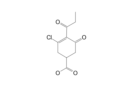 1-CHLORO-2-PROPIONYL-5-CARBOXY-CYClOHEX-1-EN-3-ONE