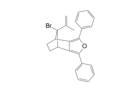 4,5,6,7-Tetrahydro-8-bromo-8-(1'-methylenethyl)-1,3-diphenyl-4,7-methanoisobenzofuran