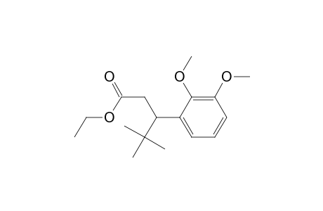 Benzenepropanoic acid, .beta.-(1,1-dimethylethyl)-2,3-dimethoxy-, ethyl ester
