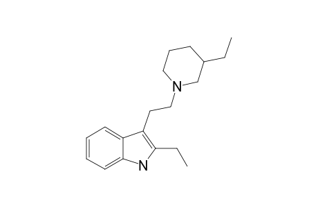 DECARBOMETHOXY-TETRAHYDRO-SECODINE;2-ETHYL-3-[2-(3-ETHYL-PIPERIDINE)-ETHYL]-INDOLE