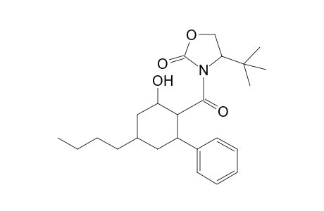5-n-Butyl-3-phenyl-2-[(4-tert-butyl-2-oxotetrahydro[1,3]oxazol)carbonyl]cyclohexanol