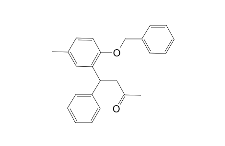 4-(2-(benzyloxy)-5-methylphenyl)-4-phenylbutan-2-one