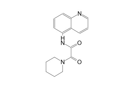 2-oxo-2-(1-piperidinyl)-N-(5-quinolinyl)acetamide