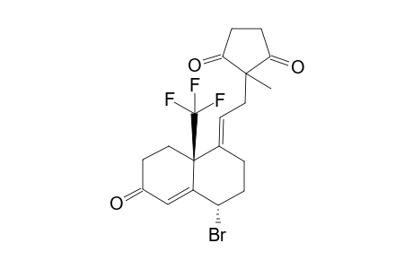 6.alpha.-Bromo-19,19,19-trifluoro-8,14-secoandrosta-4,9(11)-diene-3,14,17-trione