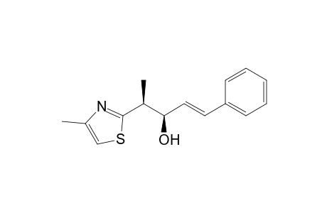 4-(4'-Methylthiazol-2'-yl)-1-phenylpent-1-en-3-ol