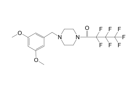 1-(4-(3,5-Dimethoxybenzyl)piperazin-1-yl)-2,2,3,3,4,4,4-heptafluorobutan-1-one