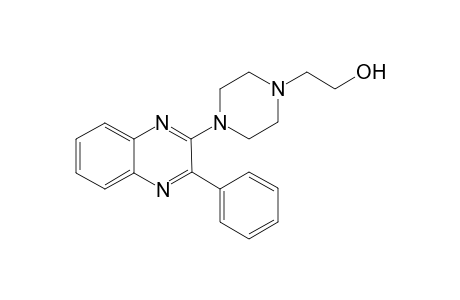 1-Pyrazineethanol, hexahydro-4-(3-phenyl-2-quinoxalinyl)-