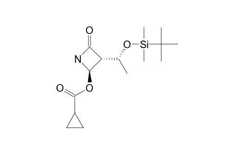 (1'R,3S,4S)-3-[1-(TERT.-BUTYLDIMETHYLSILYLOXY)-ETHYL]-4-(CYCLOPROPYLCARBONYLOXY)-AZETIDIN-2-ONE