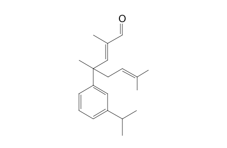 (E)-4-(3-Isopropylphenyl)-2,4,7-trimethyloct-2,6-dienal