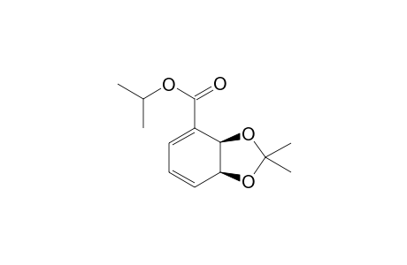 (+)-i-Propyl (3aR,7aS)-2,2-dimethyl-3a,7a-dihydrobenzo[d]-[1,3]dioxole-4-carboxylate