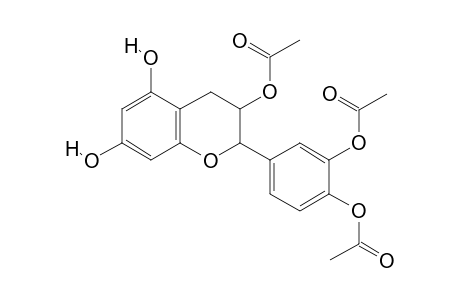 acetic acid [2-(3,4-diacetoxyphenyl)-5,7-dihydroxy-chroman-3-yl] ester