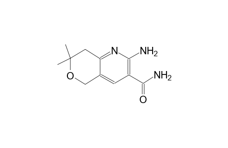 2-amino-7,7-dimethyl-7,8-dihydro-5H-pyrano[4,3-b]pyridine-3-carboxamide