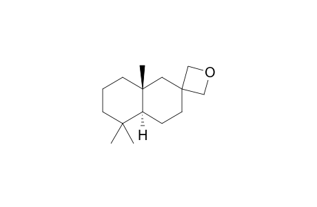 3,4,4a,5,6,7,8,8a-Octahydro-5,5,8a-trimethyl-spiro[naphthalene-2(1H),3''-oxethane]
