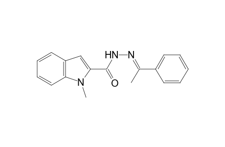 1-methylindole-2-carboxylic acid, (alpha-methylbenzylidene)hydrazide