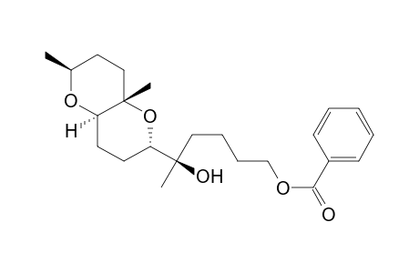 2,5-Hexanediol, 2-(octahydro-6,8a-dimethylpyrano[3,2-b]pyran-2-yl)-, 5-benzoate, [2S-[2.alpha.(2S*,5R*),4a.alpha.,6.beta.,8a.beta.]]-