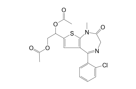Clotiazepam-M (di-HO-) 2AC