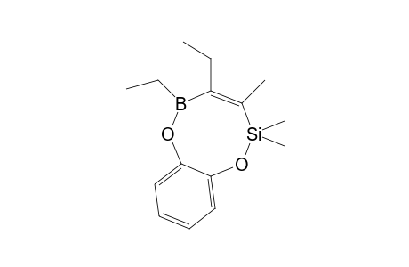 4,5-Diethyl-2,5-dihydro-2,2,3-trimethyl-1,6-dioxa-2-sila-5-borabenzocyclooctene