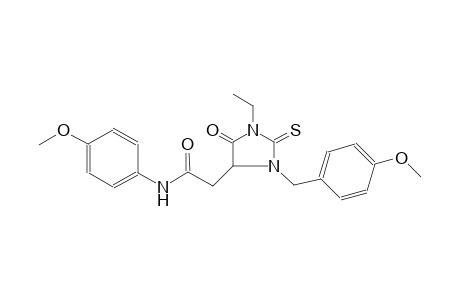 4-imidazolidineacetamide, 1-ethyl-N-(4-methoxyphenyl)-3-[(4-methoxyphenyl)methyl]-5-oxo-2-thioxo-