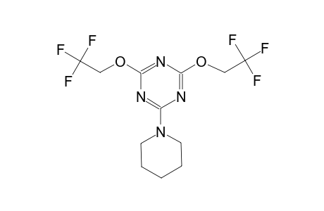 1,3,5-triazine, 2-(1-piperidinyl)-4,6-bis(2,2,2-trifluoroethoxy)-