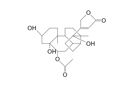 3.alpha.,5.alpha.,17.alpha.-Trihydroxy-6-O-acetyl-17.beta.-(2',5'-dihydro-5'-oxo-3'-furyl)-androstan