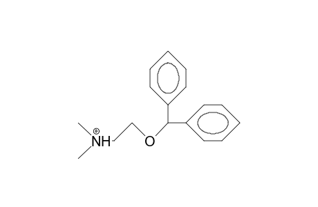 2-Diphenylmethoxy-N,N-dimethylethanamine cation;diphenhydramine cation